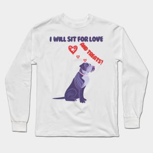 Cute black lab Labrador Retriever dog lover T-shirt Long Sleeve T-Shirt